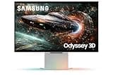 Samsung 27'' Odyssey 3D G90XF Gaming Monitor - 4K, 165Hz, Glasses-free Odyssey 3D Hub, 1ms(GtG), G-Sync Compatible, AMD FreeSync Premium, IPS, 2 HDMI 1 DP, HAS, AI 3D Video Conversion LS27FG900XUXXU