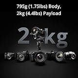 DJI RS 3 Mini, 3-Axis Mirrorless Gimbal Lightweight Stabilizer for Canon/Sony/Panasonic/Nikon/Fujifilm, 2 kg (4.4 lbs)Tested Payload, Bluetooth Sutter Control, Native Vertical Shooting