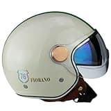 ViPER RSV19 Open Face Motorbike Helmet - Scooter Motorcycle Crash Jet Helmet for Men Women with Sun Visor - Electric Bike & Road Bike Road Legal ECE 22.06 Approved Motorbike Helmets