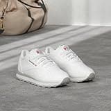Reebok Men Classic Leather Sneaker, FTWR White/Pure Grey 3/Pure Grey 7, 8