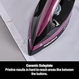 Morphy Richards 332102 Steam Generator Iron with a Power of 3000W Speed Pro Pressurised-332102, Ceramic, Mulberry, 160g