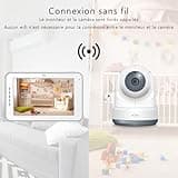 ELRO Baby BC3000 Babyphone Royale-Babyfon-mit 12,7 cm Touchscreen Monitor HD-und App, 1 Stück (1er Pack)