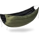 onewind Camping Hammock Underquilt, Dupont Sorona Insulation Under Quilt, Lightweight Warm Hammock Quilts for Double or Single Hammock Camping, Hiking, Backpacking, OD Green