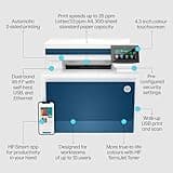 HP Laserjet Pro MFP 4302fdw Laser Printer | Colour | Printer for Small Medium Business | Wireless | Print, Copy, Scan, Fax | Automatic Document Feeder | 2-Sided Printing | Self-Healing WiFi | Ethernet