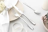 Grunwerg Windsor 24-Piece Boxed Mirror Cutlery Set 24BXWDR, 18/0 Stainless Steel