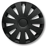 Albrecht Auto-Zubehör 09095 Steel Wheel Trims Wheel Trims 15" Black Set of 4