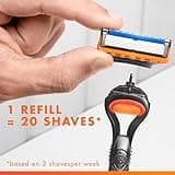 Gillette Fusion5 Razor Blades Men, Gillette Razors For Men, Pack of 16 Razor Blade Refills with Precision Trimmer, 5 Anti-Friction Blades, Mens Razors For Shaving, Gillette Fusion 5 Blades