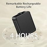 Spy Camera, Hidden Camera 4K Ultra HD with 4H Battery Life, SD Card & Cloud Storage, Motion Detection Alarm, Real-Time App Alerts, 2.4G WiFi & Night Vision for Home/Office Security