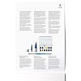 Winsor and Newton Watercolour Paper Pad, A4, 12 Sheets, 300 g/m�, Glue Bound, Cold Pressed, Acid , Mixture of 25 Percent Cotton and Cellulose Fibres, Natural White