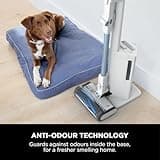 Shark Detect Clean & Empty Cordless Vacuum Cleaner with Auto-Empty System, Lightweight & Flexible Anti Hair Wrap Vacuum with Pet & Duster-Crevice Tools, 60 Mins Run-Time, Dock, Cloudy Blue IW4621UKT