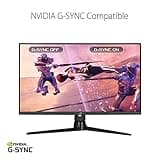 ASUS ROG Strix XG32UQ Gaming Monitor 32", 4K UHD (3840 x 2160), Fast IPS, 160 Hz (OC), 1 ms GTG, NVIDIA G-SYNC Compatible, FreeSync Premium Pro, Variable Overdrive, DisplayHDR 600, DCI-P3, Black