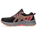 ASICS Women's Gel-Venture 9 Running Shoes, Black/Summer Dune, 5 UK