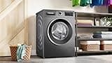 Bosch WGG244ZCGB Series 6, Free-Standing Washing Machine Front Loader, A Rated, 9 kg, 1400 rpm, Iron Assist, Speed Programme, Graphite