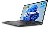 Dell 2024 Inspiron 15 Business Laptop, Free Microsoft Office 2021 with Lifetime License, 15.6" FHD 1920 x 1080, Intel 10-Core i5-1235U, 16GB DDR4 RAM, 512GB PCIe SSD, Windows 11 Pro, Black