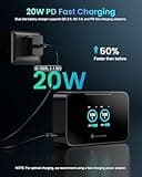 FirstPower NP-FW50 Batteries 2-Pack and 20W Fast Dual Charger Replacment for Sony A6000 A6300 A6400 A6500,ZV-E10,a7 ii,a7s,a7,a7s ii,a7s,a7r,a5100,a5000,RX10,RX10II III Cameras