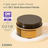 COSRX Advanced Snail 92 All in One Cream Korean Snail Mucin Face Cream & Gel Moisturiser for Dry Sensitive and Anti Aging Skin, Daily Soothing and Moisturising Cream, Korean Skincare 100g