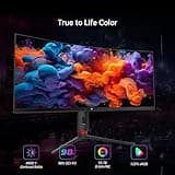 KTC 34 Inch Curved Ultrawide Monitor, UWQHD (3440 x 1440) 180Hz Gaming Monitor, G-Sync, FreeSync, 21:9 VA Panel 1500R, 1ms MPRT, HDR10, 2 x DP 1.4 (180Hz), 2 x HDMI 2.1(100Hz), H34S18S
