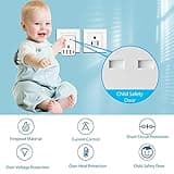 UK to US Plug Adaptor,USA Travel Adapter with 3 USB Ports and 1 Type C,American Plug Adapter UK to US,5 in 1 US USA Travel Adapter from UK to USA,Thailand,Mexico,Canada,Colombia (Type B)