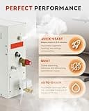 CGOLDENWALL Luxury Steam Generator Shower Home Steam Shower System Sauna Spa Steam Bath Generator Suitable for Heating Space 10.5 m³ (10.5KW, 380V)