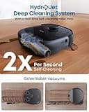 eufy E25 Omni Robot Vacuum Cleaner with Mop, HydroJet System, 20,000 Pa Turbo Powerful Suction, Zero Tangling, Corner-to-Edge Deep Cleaning and Mop Lifting, with Auto All-In-One Station