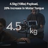 DJI RS 4 Pro Combo, 3-Axis Gimbal Stabilizer for DSLR & Cinema Cameras Canon/Sony/Panasonic/Nikon/Fujifilm, Native Vertical Shooting, 4.5kg/10lbs Payload, With Image Transmitter & Focus Pro Motor