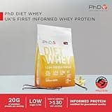 PhD Nutrition Diet Whey Lean Protein Powder | Vanilla Crème Whey Protein Powder 1 kg Bag [ Packaging May Vary ]