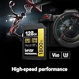 Lexar Gold Series Professional 1800x 128GB UHS-II SDXC Memory Card, 2-Pack
