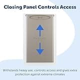 PetSafe Extreme Weather Energy Efficient Aluminium Pet Door for Cats and Dogs, Insulated Flap System, Extra Large (XL)
