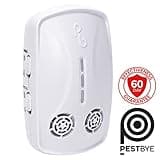 Pestbye® Advanced Whole House Rat and Mouse Repellent - Ultrasonic Electromagnetic Repeller - Get Rid of Mice & Rodents Humanely - Set of 3