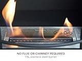 Sureflame Barilo Bio Ethanol Stove in Matte Black