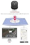 Winnes GPS Tracker Car without Subscription Magnetic Vehicle GPS Tracker 4G No Monthly Fee Long Life Wireless GPS Tracker Android iOS Car Tracker Big Battery Multiple Alerts