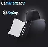 LSDRALOBPOI Car Seat Covers Full Set for Volv𝐨 V40 Cross Country 2012-2019,Leather Front Rear Seat Protectors,Waterproof Breathable Seat Protectors,car interior accessories.