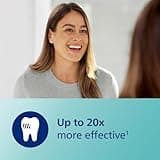 Philips Sonicare DiamondClean Smart 9400 Electric Toothbrush, Sonic Toothbrush with App, Pressure Sensor, Brush Head Detection, 4 Brushing Modes and 3 Intensity Levels, Black, Model HX9918/89