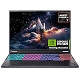 acer Nitro 16 AN16-61 Gaming Laptop - AMD Ryzen AI 7 350, 32GB, 1TB SSD, NVIDIA GeForce RTX 5070Ti, 16" WQXGA 180Hz, Windows 11, Black