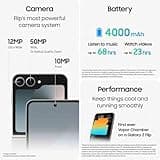 Samsung Galaxy Z Flip6 AI Smartphone, Unlocked Android Smartphone, 512GB Storage, 50MP Camera, Silver Shadow, 3 Year Manufacturer Extended Warranty (UK Version)