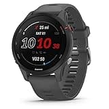 Garmin Forerunner 255 GPS 46mm Running Smartwatch, Lightweight, Advanced Training & Insights, Safety & Tracking Features, up to 14 days Battery Life, Slate Grey