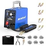MRCARTOOL Plastic Welder Kit with 600 Hot Staples 220V Plastic Welding Machine Car Bumper Repair Kit, 80W/65W/45W/35W/15W Adjustable Plastic Repair Welding Machine for Car Plastic Crack Repair