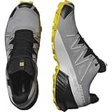Salomon Men's Speedcross Gore-TEX Running Shoe, Sharkskin/Black/Lemon, 9.5 UK
