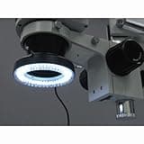AmScope 3.5X-90X Trinocular Stereo Microscope with 4-Zone 144-LED Ring Light + 10MP Camera