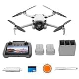 DJI Mini 4 Pro Fly More Combo with DJI RC 2 (screen remote controller), Folding Mini-Drone with 4K HDR Video Camera for Adults, Under 0.549 lbs/249 g, 34-Min Flight Time, 2 Extra Batteries