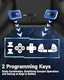 EasySMX X15 Wireless PC Controller with Hall Triggers, Hall Joysticks, Enhanced Bluetooth Game Controller,No Drift No Deadzone effect, Compatible with Windows PC, Android, Steam and Switch