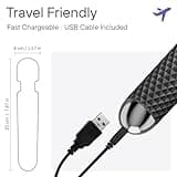 bed geek Handheld Wireless Personal Wand Massager – Waterproof, USB Rechargeable, 20 Vibration Patterns, 8 Speeds, Memory Feature, Skin-Soft Silicone for Ultimate Relaxation Massage Wand