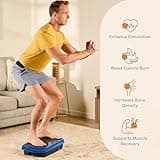Lifepro Acupressure Vibration Plate Exercise Machine, Burn More Calories & Alleviate Back & Joint Pain at Home-Lymphatic Drainage Stimulator-Vibration Fitness Trainers & Workout Equipment