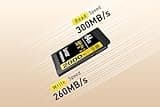 Lexar Professional 2000x SD Card 64GB, SDXC UHS-II Memory Card, Up to 300MB/s Read, 260MB/s Write, Class 10, U3, V90 SDXC Card for DSLR, Full-HD Cinema-Quality 8K Video Cameras (LSD2000064G-BNNAG)