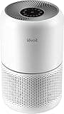 LEVOIT Air Purifier for Bedroom Home, CADR 187 m³/h, 80m², with HEPA & Carbon Filters removes Pollen Allergies Dust Smoke, Air Cleaner with Timer, Quiet 24dB Sleep Mode, Core 300