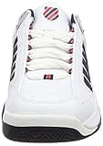 K-Swiss Performance Defier Rs, Men's Tennis Shoes, White (White/Dressblues/Fieryred 38), 9 UK (43 EU)