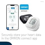 OMRON X2 Smart+ Clinically Validated Upper Arm Blood Pressure Monitor - BP Machine with Irregular Heartbeat Detection for Home Use - BP Monitor with Cuff 22-42 cm - Bluetooth and Free Smartphone App