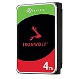 Seagate IronWolf 4TB, NAS, Internal Hard Drive, CMR, 3.5 Inch, SATA, 6GB/s, 5.400 RPM, 256MB Cache, for RAID Network Attached Storage, Data Rescue Services (ST4000VNZ06)
