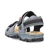 Rieker Women's 68851 Sandal, Blue, 6 UK