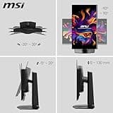 MSI MPG 272URX QD-OLED 26.5 Inch 4K UHD Gaming Monitor - 3840 x 2160 Quantum Dot OLED Panel,EL Gen3, 240Hz / 0.03ms, 99% DCI-P3, ΔE≤2, DisplayHDR True Black 400, KVM, DP 2.1a, HDMI 2.1, USB Type-C